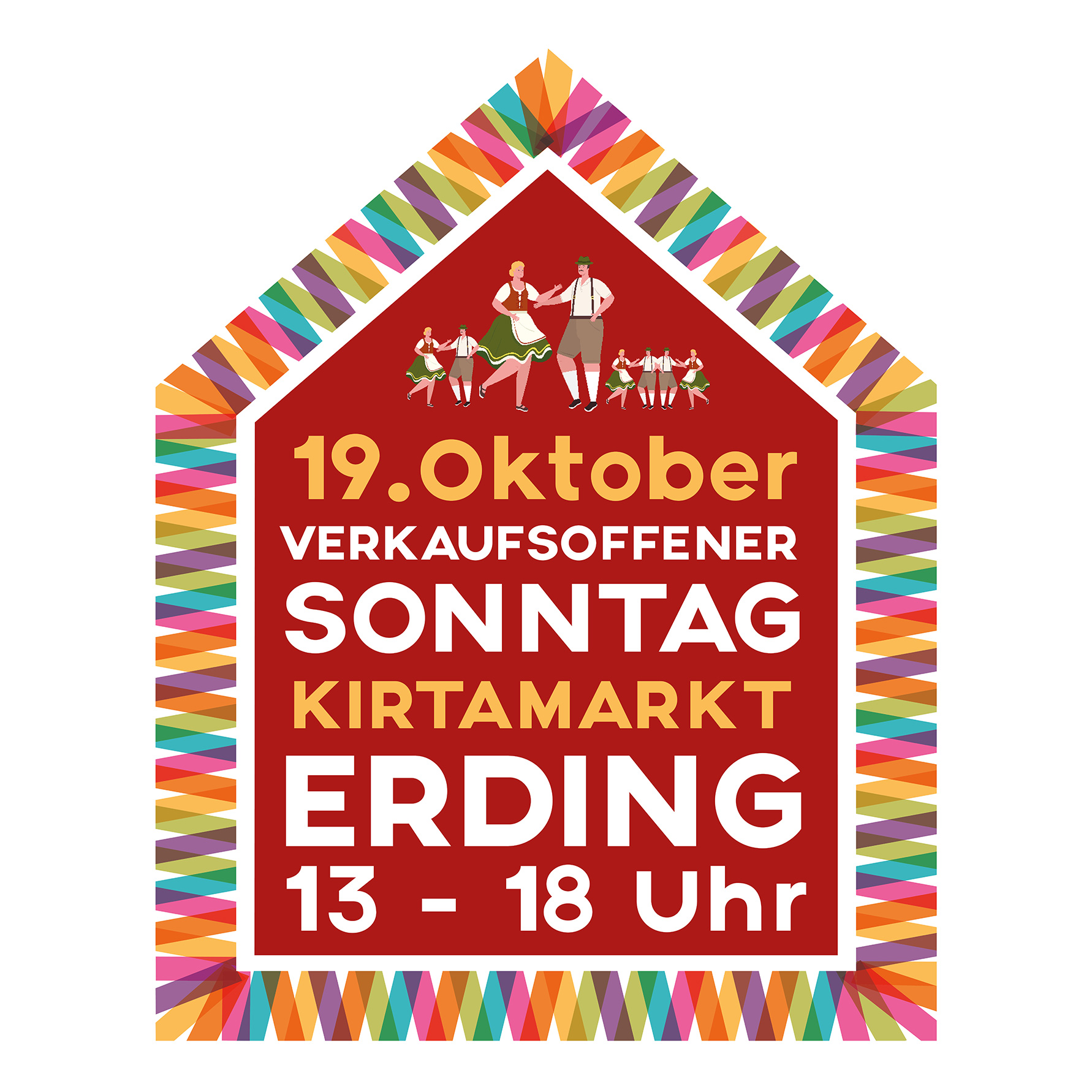 Verkaufsoffener Sonntag in Erding Kirtamarkt am 19.10.25
