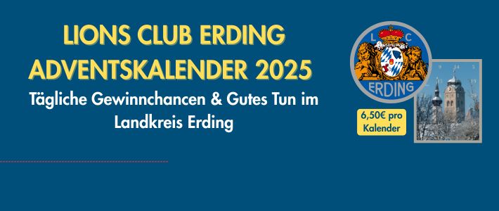 Lions Club Erding Adventskalender Gewinnen & Gutes Tun