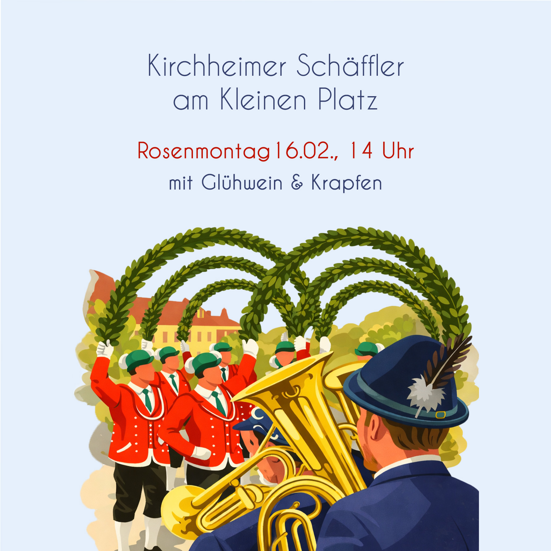 Kirchheimer Schäffler bei uns am Kleinen Platz in Erding