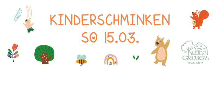 Kinderschminken am Verkaufsoffenen Sonntag
