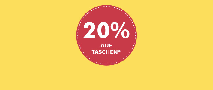 20 % Rabatt auf Taschen Nur diese Woche